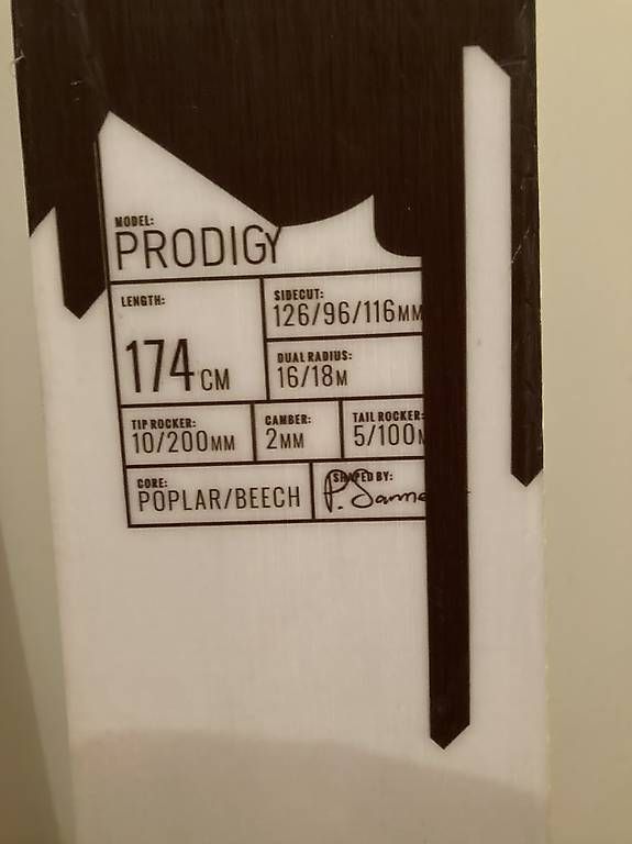 Skis: Ski Faction Prodigy 1 + fixations Marker Griffon – D'occasion à Vinzel par PFrancet 1