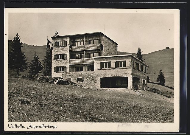 Cartoline postali: Valbella, Jugendherberge mit näherer Um – Usato da Berlin venduto da bartko-reher