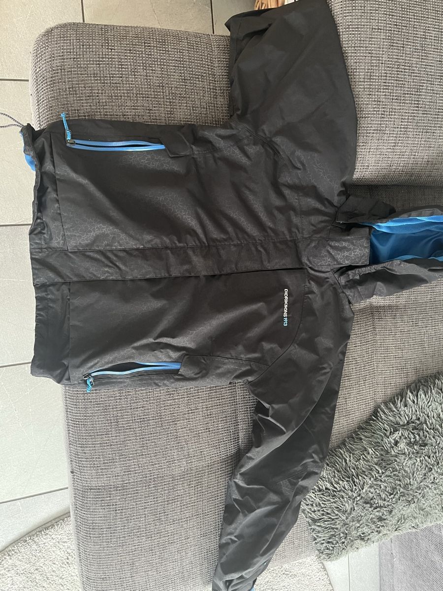 Didriksons Giacche: Regenjacke schwarz/blau Didriksons Gr 160 – Usato da Unterseen venduto da Eljoli 1