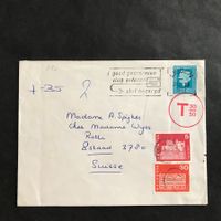 NP Brief aus NIEDERLANDE mit T-Entw. auf Zst 412 und 416