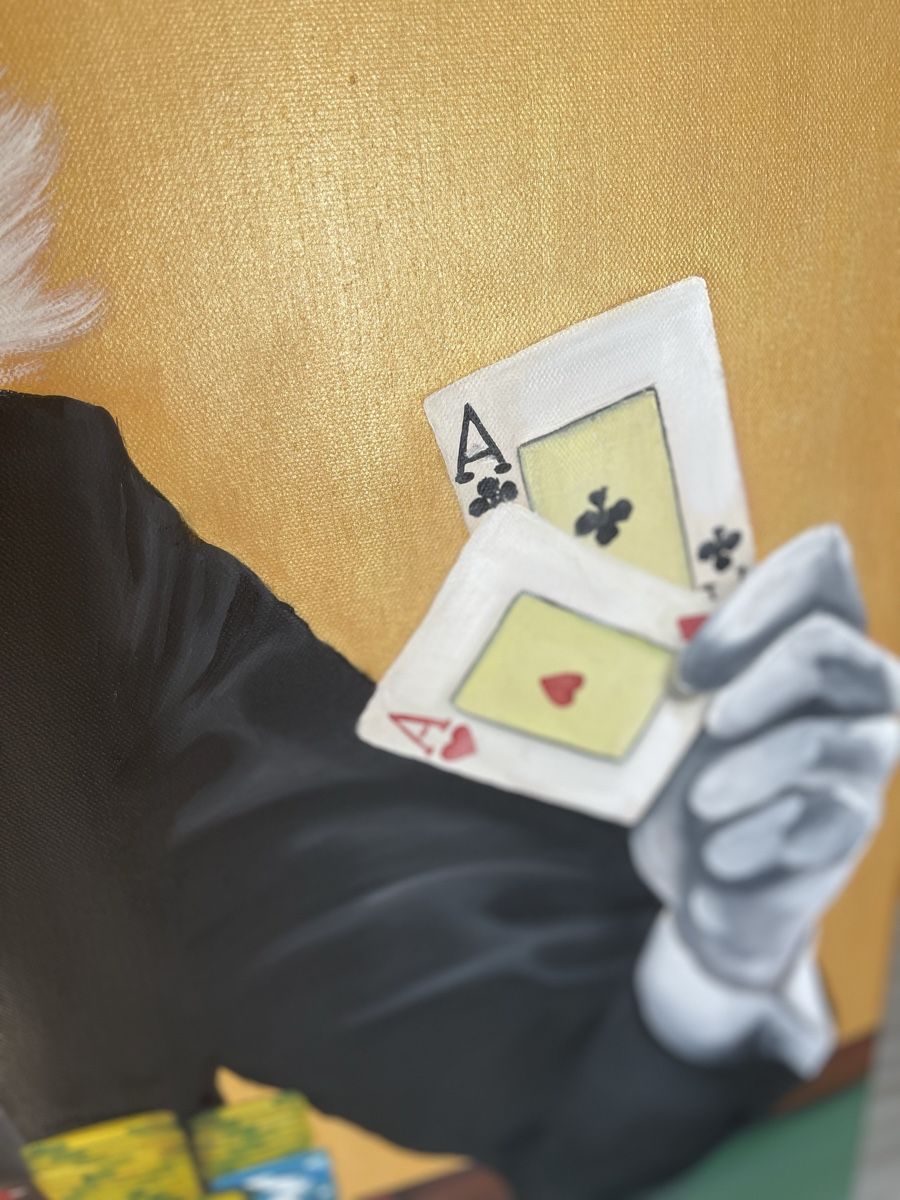 Gemälde: Dagobert / Scrooge beim Blackjack gewinnen – Neu (gemäss Beschreibung) aus Buchs SG von ViccaArt 1
