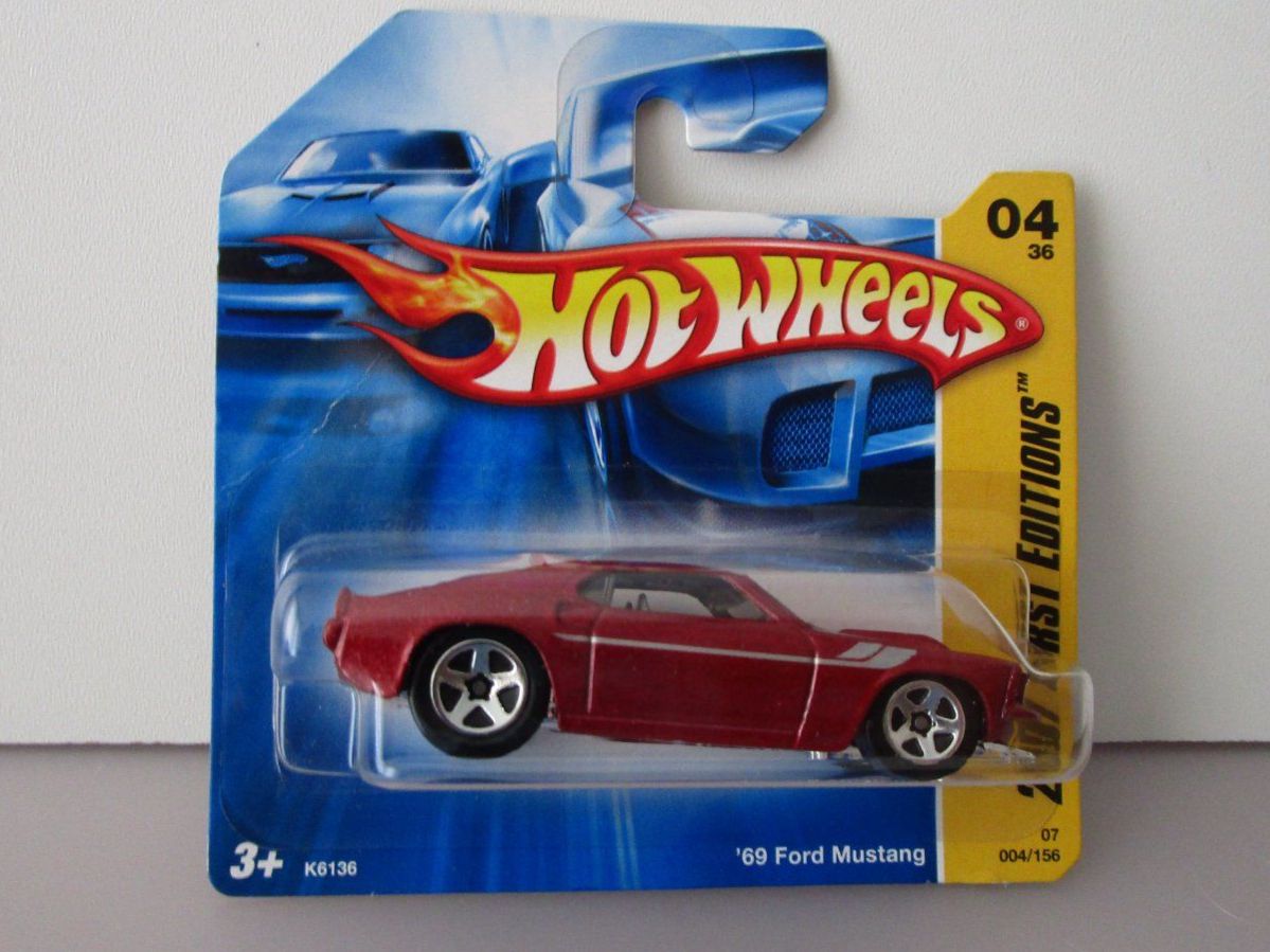 Hot Wheels Modellini d'auto: HOT WHEELS '69 FORD MUSTANG - K6136 – Nuovo e nell'imballaggio originale da Chêne-Bourg venduto da breno56