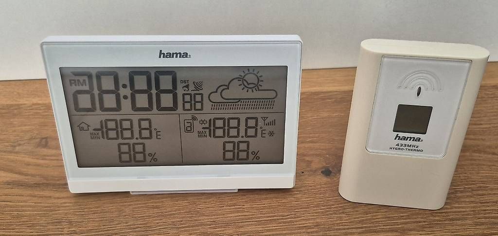 Hama Altro per la casa: Hama Wetterstation mit Aussensensor (Funk) – Usato da Ennetbaden venduto da dom_5nlb