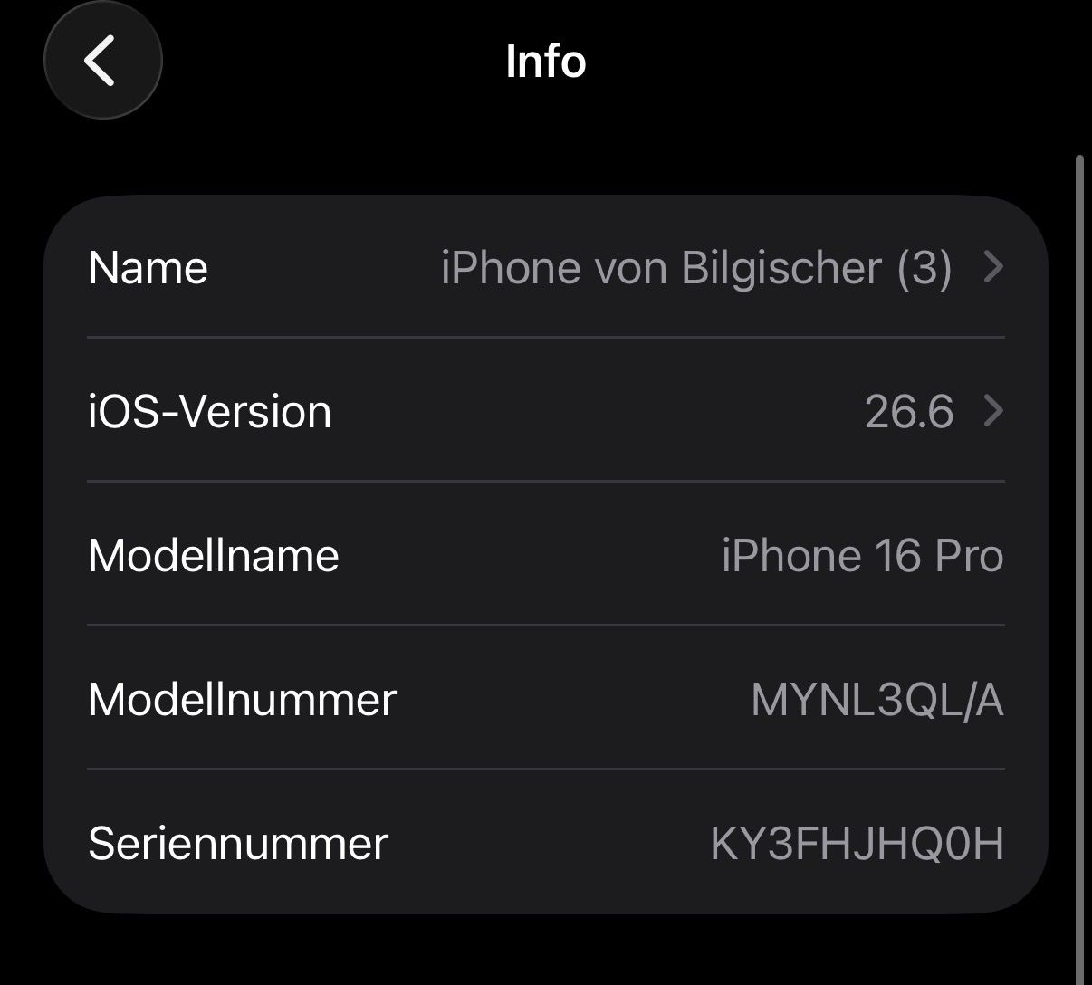 Apple Portables: Iphone 16 pro 256GB – D'occasion à susten par luca0137 2