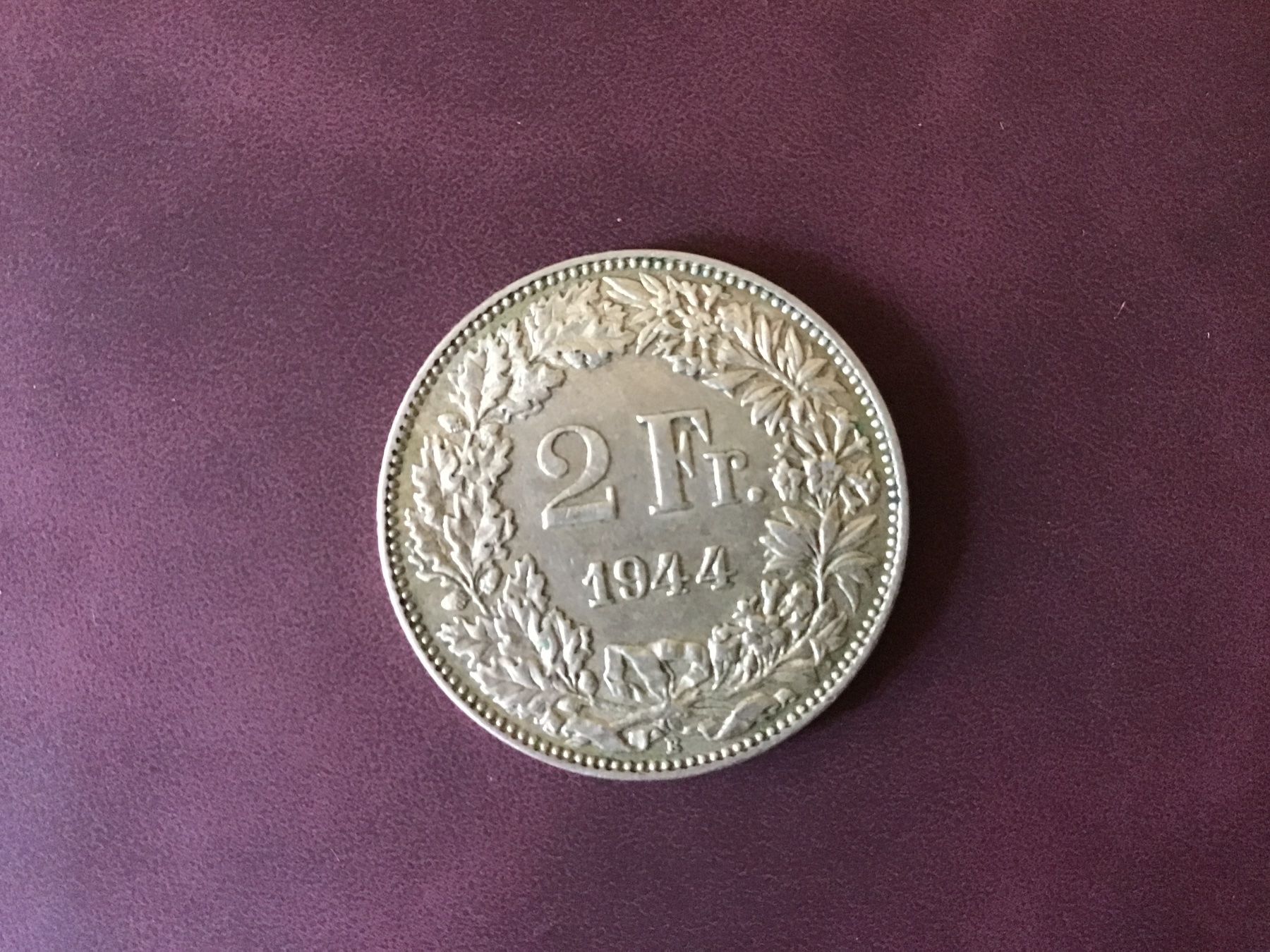 Tutti le monete: 2 Franken 1944 – Usato da Urtenen-Schönbühl venduto da absolut08 1