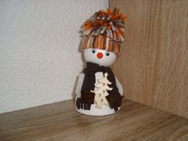 Zauberhaft-süsse Winterdeko Schneewichtel