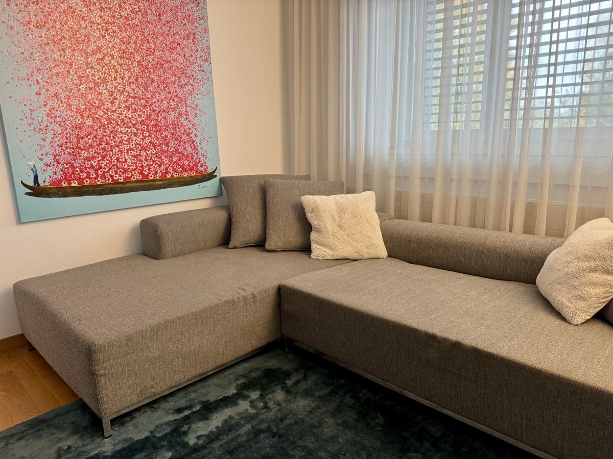 Micasa Divani: Ecksofa in Grau mit Récamiere – Usato da Greifensee venduto da regards123 2