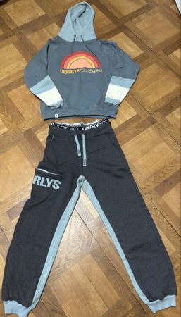 Noorlys Loungewear Set XL Damen Hoodie & Hose Grau Neuwertig