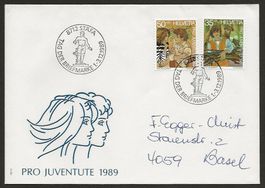 1989  Brief Tag der Briefmarke  STÄFA