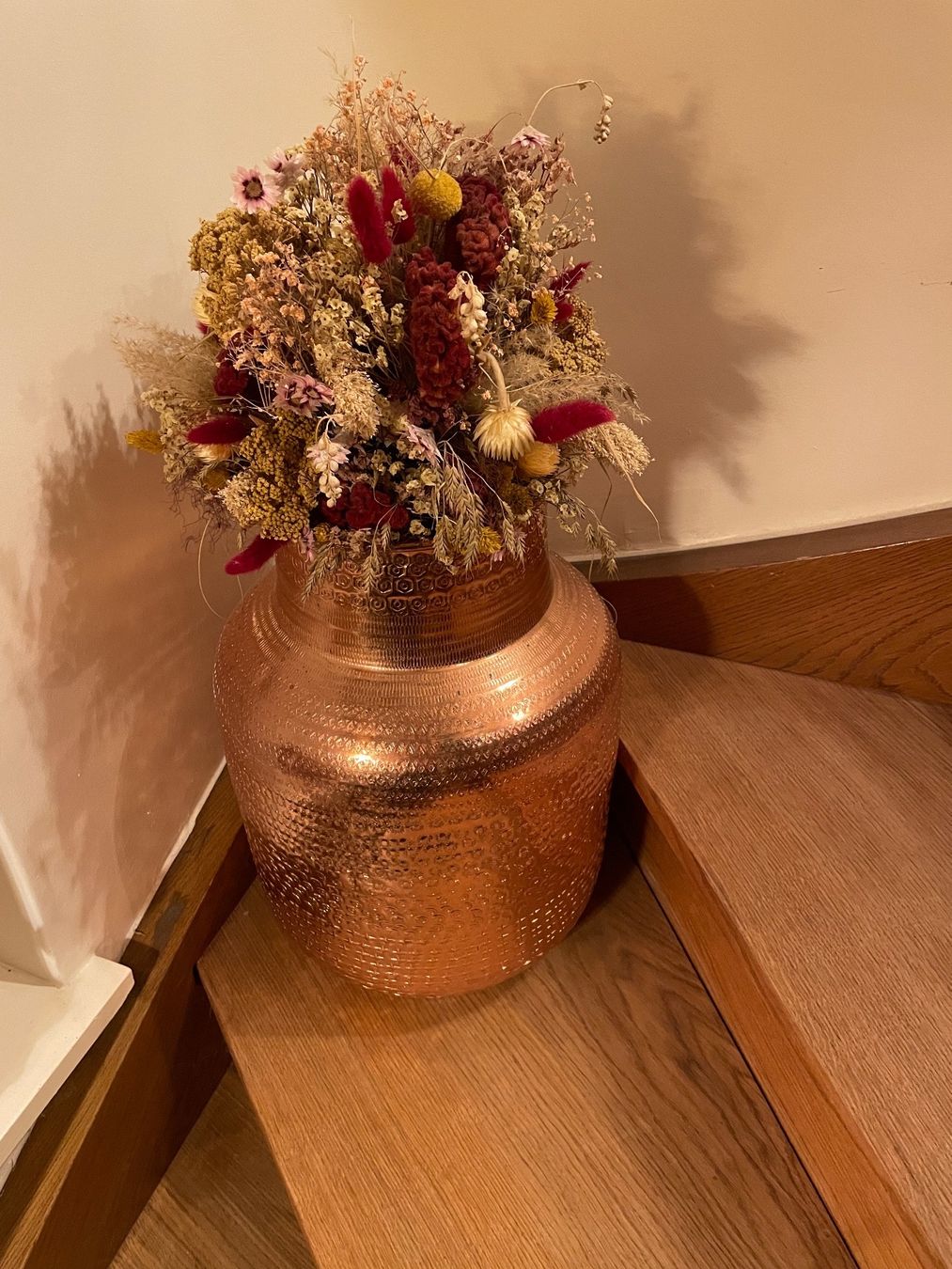 Vasi & Recipienti: Vase mit buntem Strauss aus getrockneten Blumen – Usato da Münchenstein venduto da mexxmishi