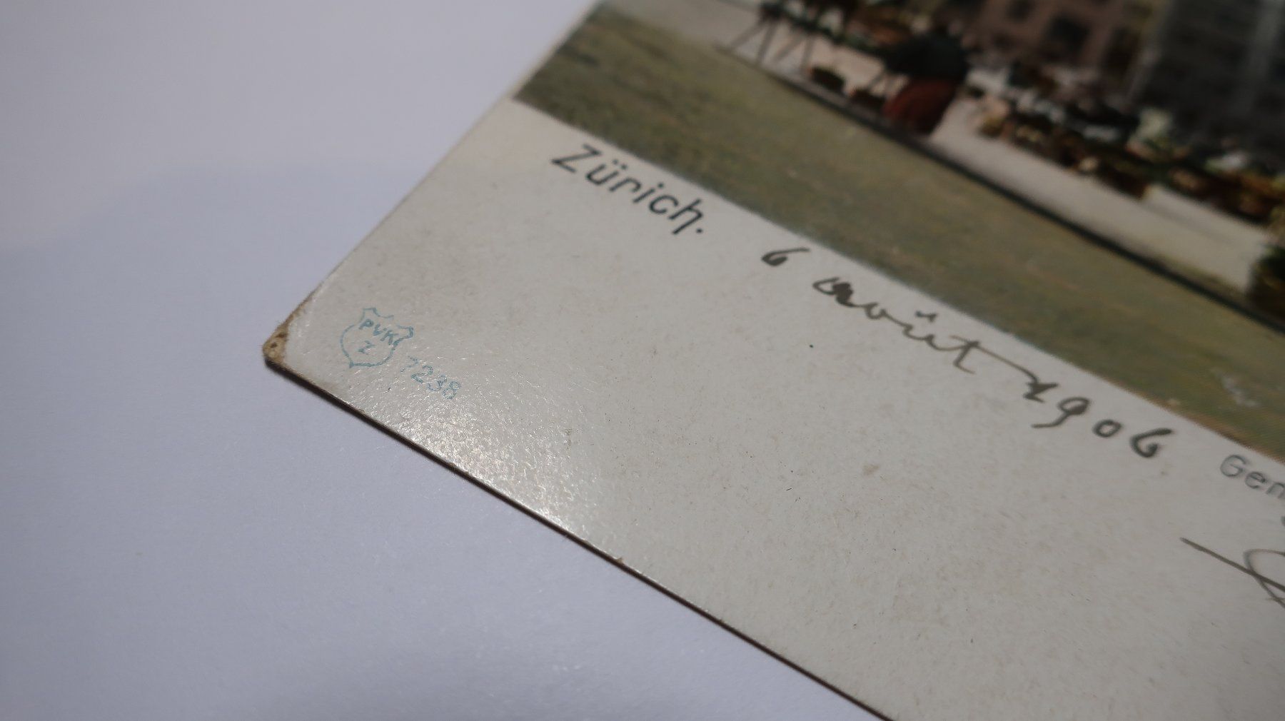 Ansichtskarten: Zürich 1906 – Gebraucht aus Cormoret von Pascalll2001 3