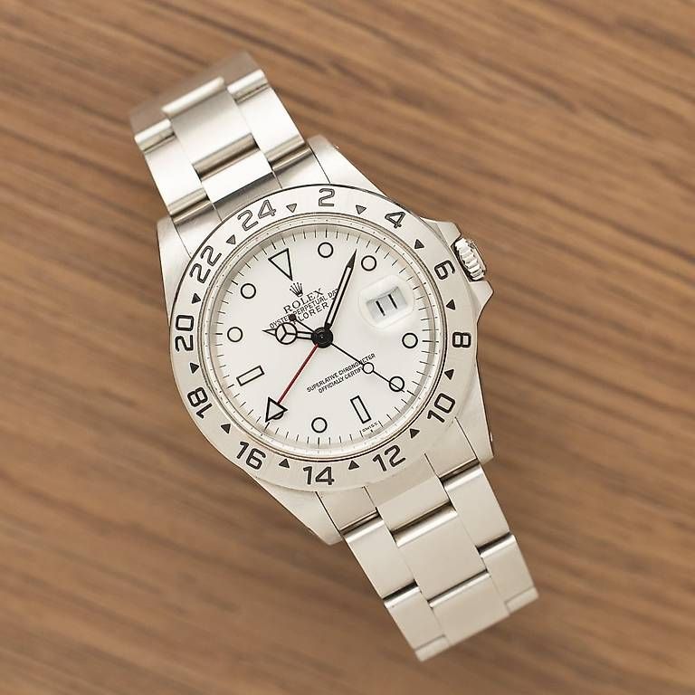 Orologi: Rolex Explorer II, ref. 16570, vendue en 2000 – Usato da Lausanne venduto da inf_dft9