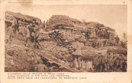 Schützengraben, Italien im Ersten Weltkrieg