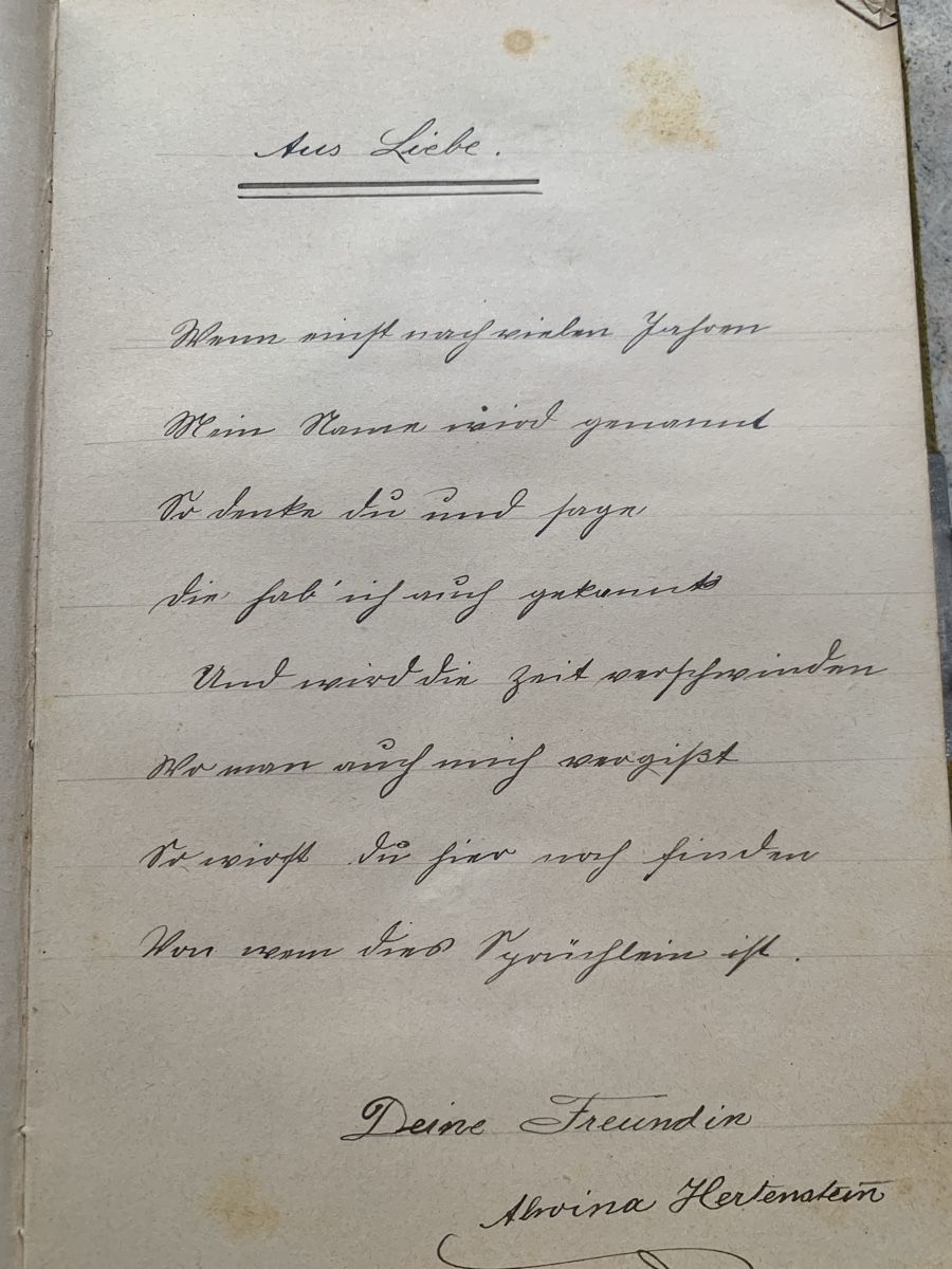Alben: Altes Erinnerungsalbum 1909 – Gebraucht aus Rorschacherberg von raf_2ll8 7