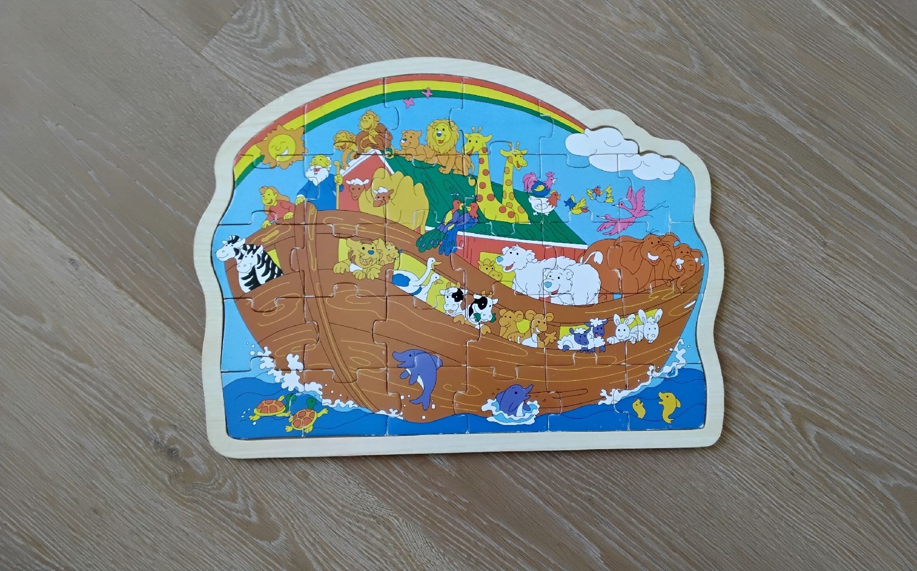 Puzzles: Puzzle Arche Noah Kleinkinder ab 2 Jahren – Gebraucht aus Rothrist von Playboater