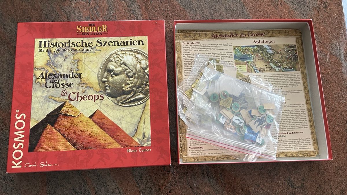 Kosmos Giochi: Siedler von Catan - Alexander der Grosse & Cheops – Usato da Niederurnen venduto da Chr_ccd7