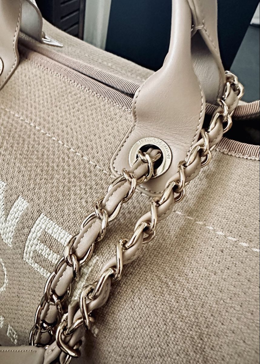 Chanel Borse da donna: CHANEL DEAUVILLE Shopper Full Set – Nuovo (secondo la descrizione) da Dietikon venduto da grumpelkeller 1