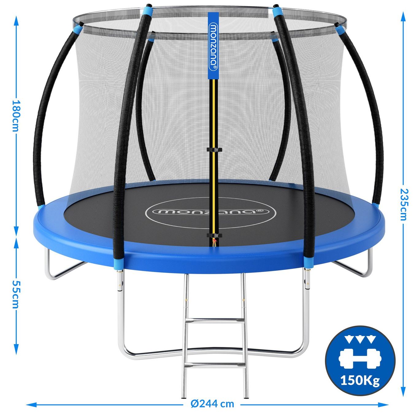 Trampoline: Trampolin Ø244cm Sicherheitsnetz – Neu und originalverpackt aus Winterthur von aredo 2