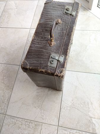 valise faux croco