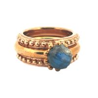 Ring-Set aus 3 Ringen – Edelstahl –Grösse 62