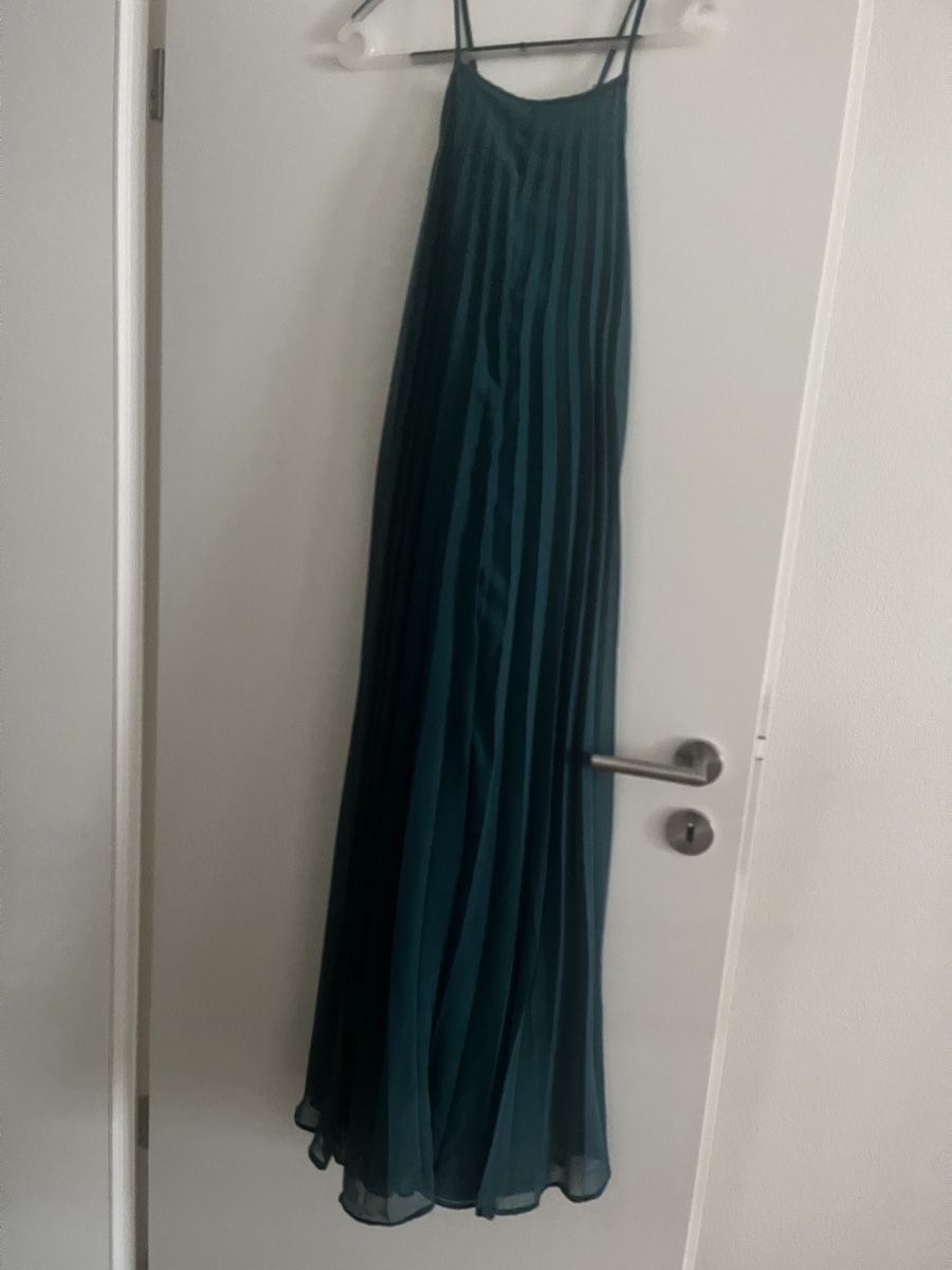 Vestiti: Langes petrol farbenes Kleid – Usato da Lenzburg venduto da Shru5 1