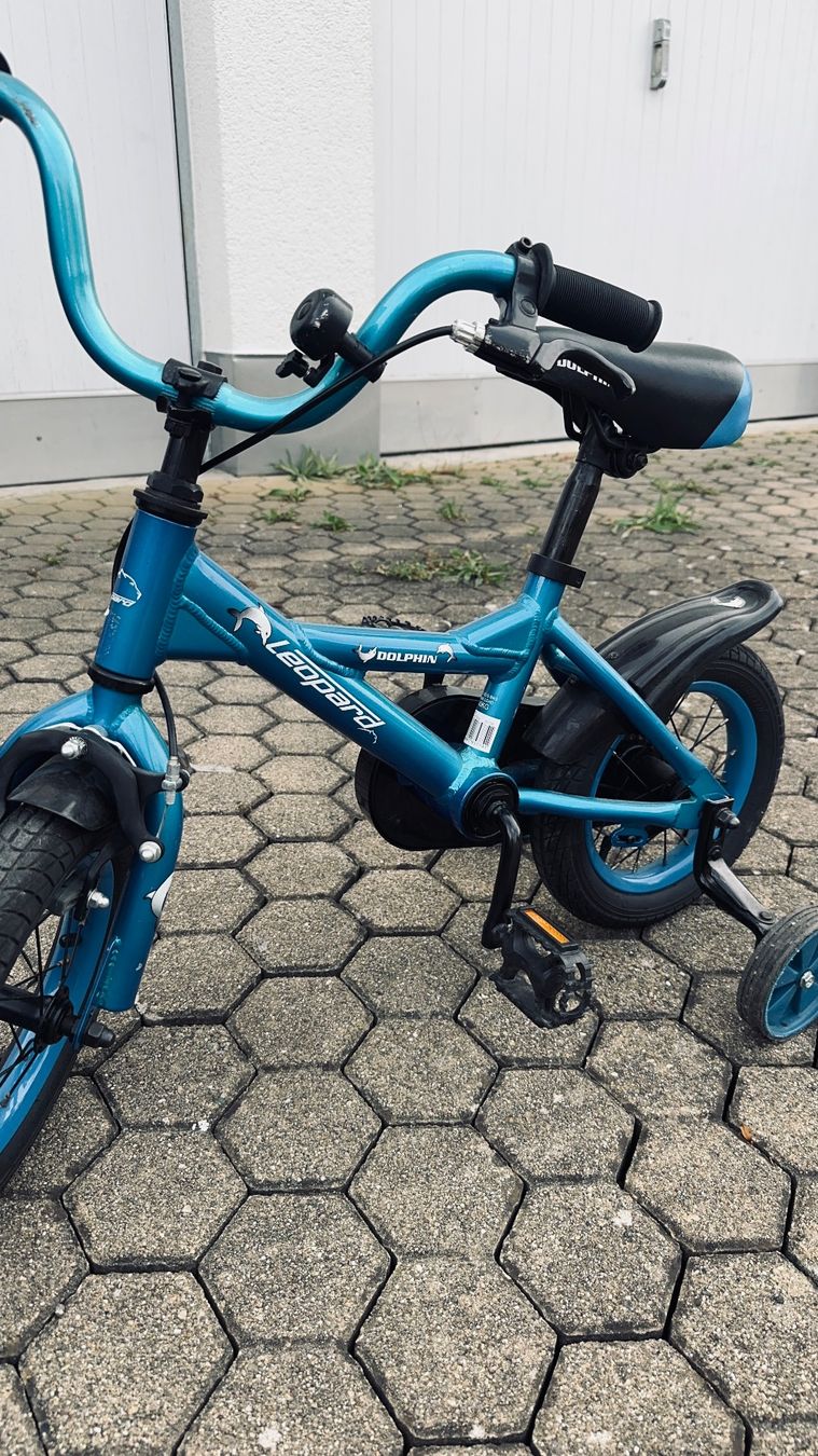 Leopard Biciclette: Kinderfahrrad Dolphin Leopard blau gebraucht – Usato da Stetten AG venduto da EIMAN78 2