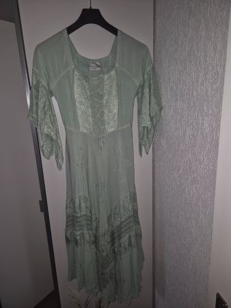 Sommerliches Kleid "Holy Clothing" in Mintgrün, Grösse M
