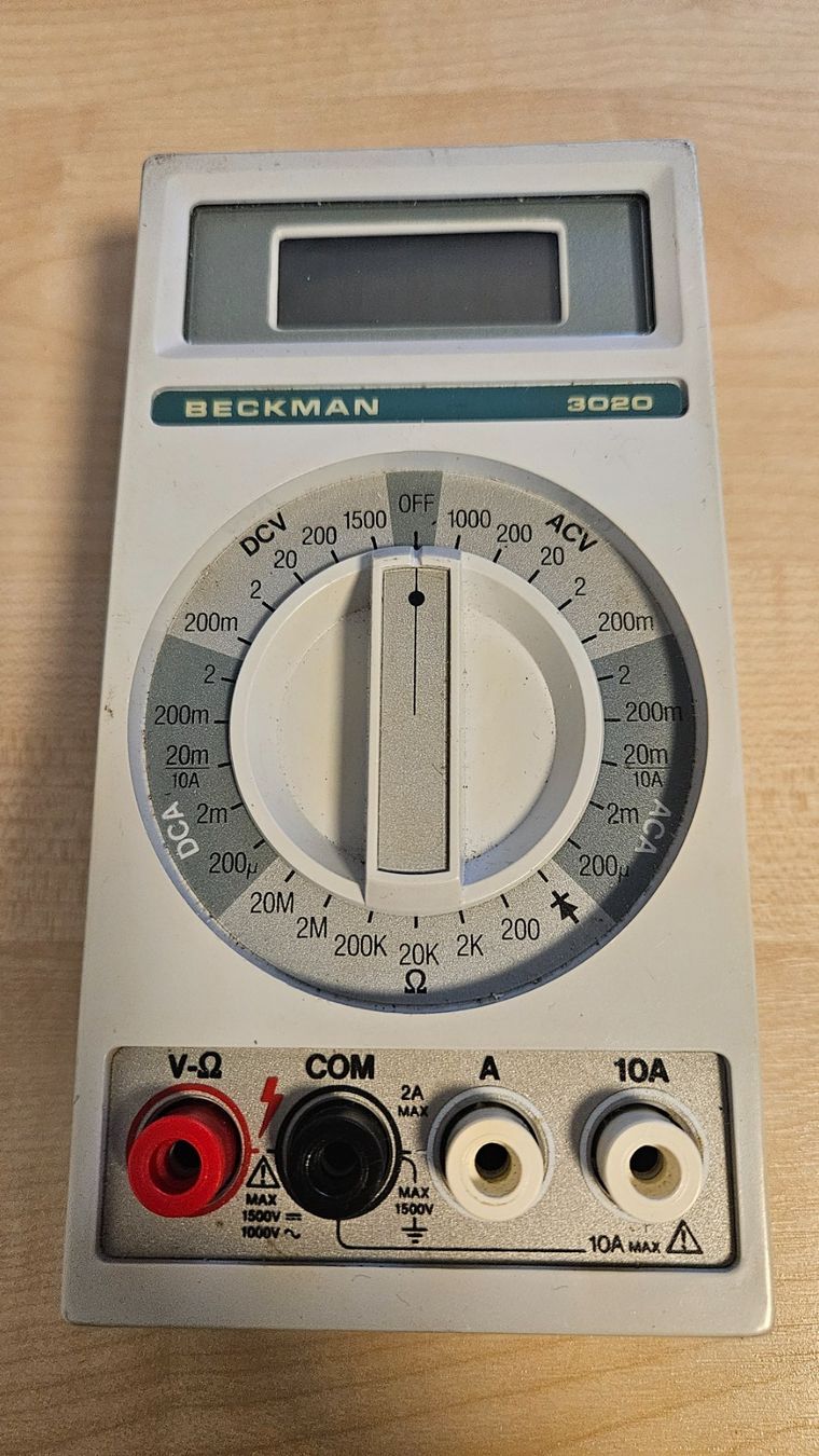 Misurare: Beckman 3020 Digital Multimeter – Usato da Jona venduto da ASMARADO 2