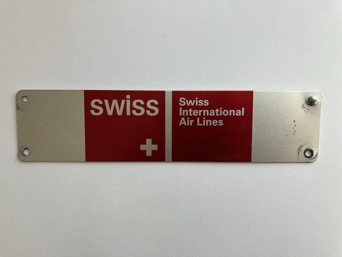 Insegne: Blechschild Swiss  – Usato da Burgdorf venduto da blume016