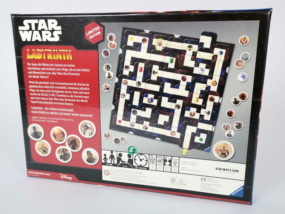 STAR WARS Labyrinth RAVENSBURGER Limited Edition (Neu (gemäss ...
