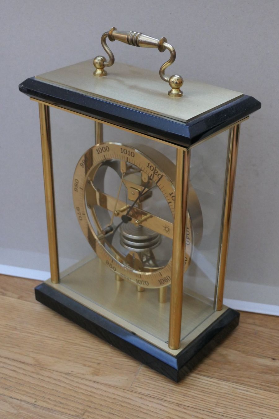 Altri elettrodomestici e apparecchi d’epoca: Vintage Aneroid-Barometer im Anniversary-Clock-Stil – Usato da Greifensee venduto da Freakler 3
