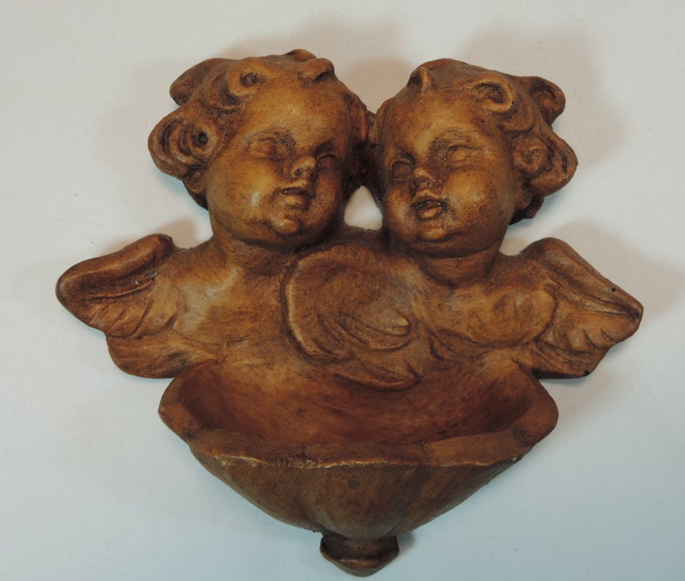 Sculture & Statue: Putte Wandrelief holzfarben – Usato da Duggingen venduto da doogbua 1