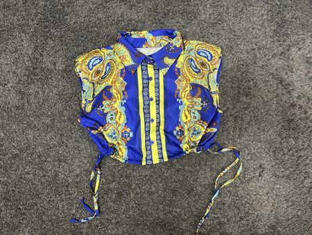Sommerliche Bluse mit Muster, Gr. 36/S, neuwertig!