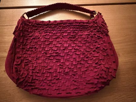 Leather Suede Pons Quintana Handbag