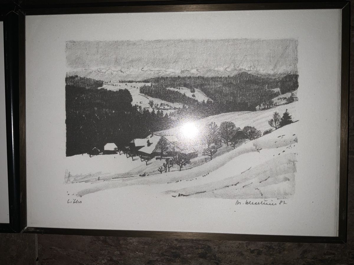 Grafica & Litografie: Originale Winter-Lithos (Emmental) signiert H. Scheitlin – Usato da Zollikon venduto da Moira55 4