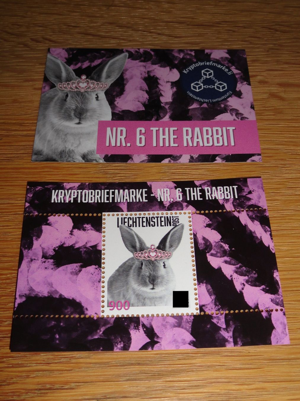 Tous les timbres: CRYPTO Stamp Nr. 6 RABBIT Liechtensteinische Post SILBER – Neuf (Voir description) à Dagmersellen par dribbeldrago10 1