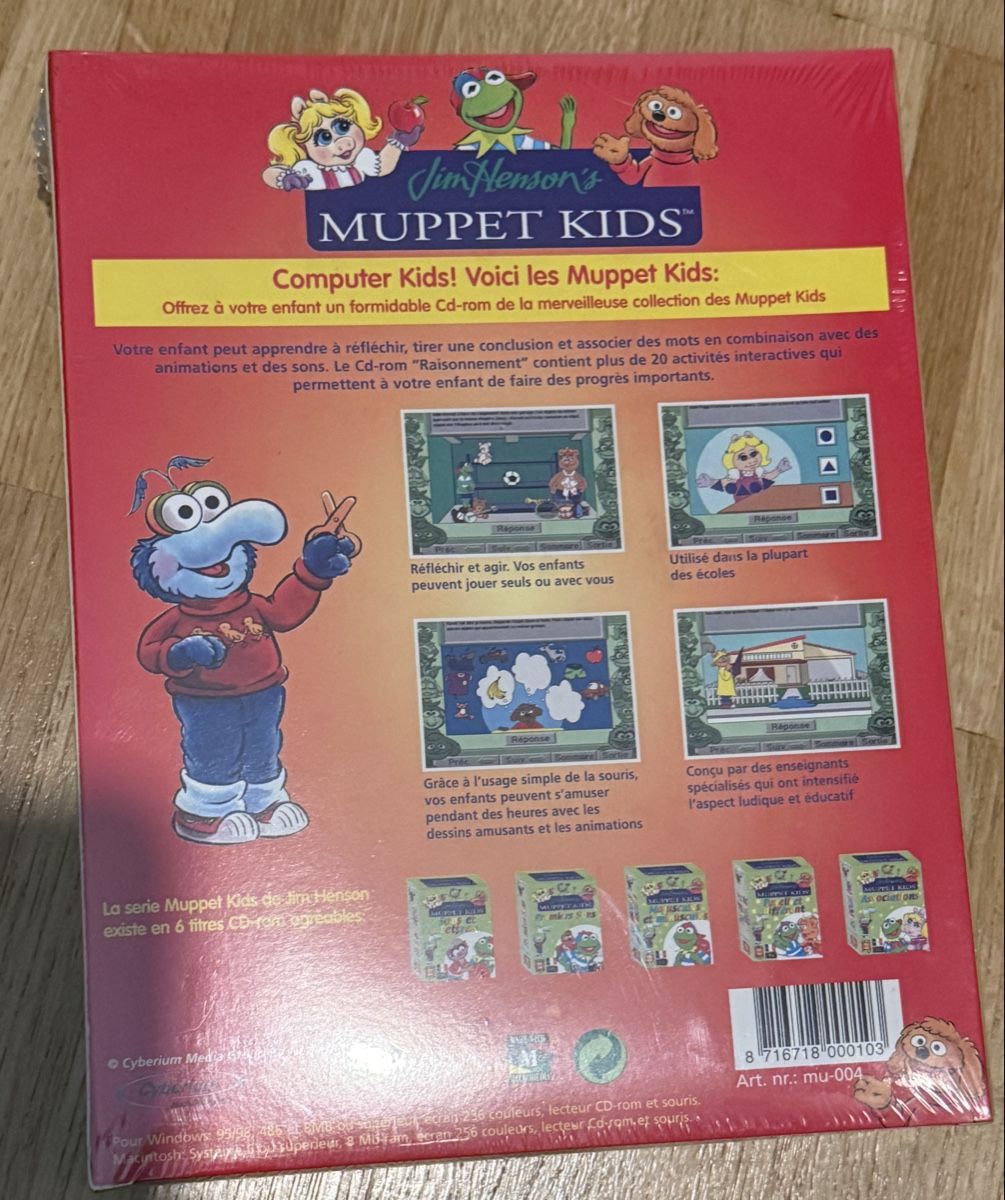 Microsoft Giochi: Sealed • Muppet Kids PC Windows – Nuovo e nell'imballaggio originale da Allschwil venduto da Collector.Shop.Swizz 2