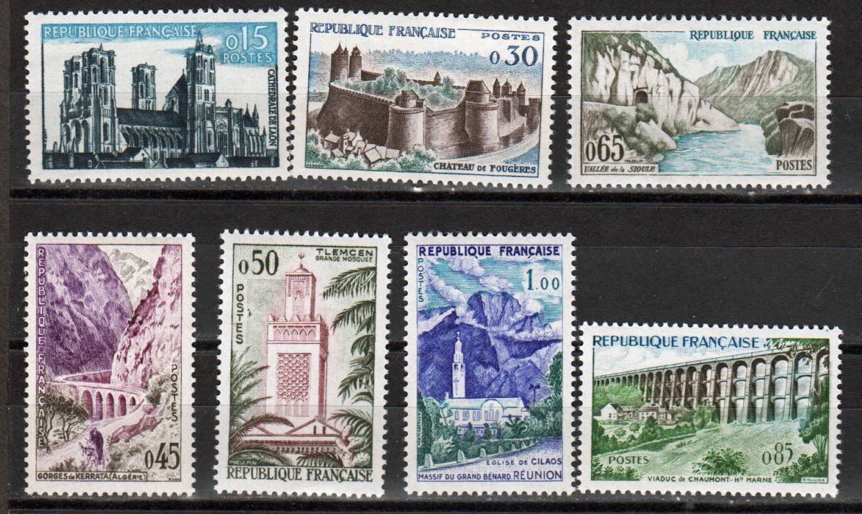 Tutti i francobolli: Frankreich, Mi 1283-1289** – Nuovo (secondo la descrizione) da Langenthal venduto da 1195