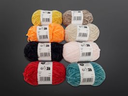 RICO DESIGN flauschiges Garn gemischt 8 Stk.