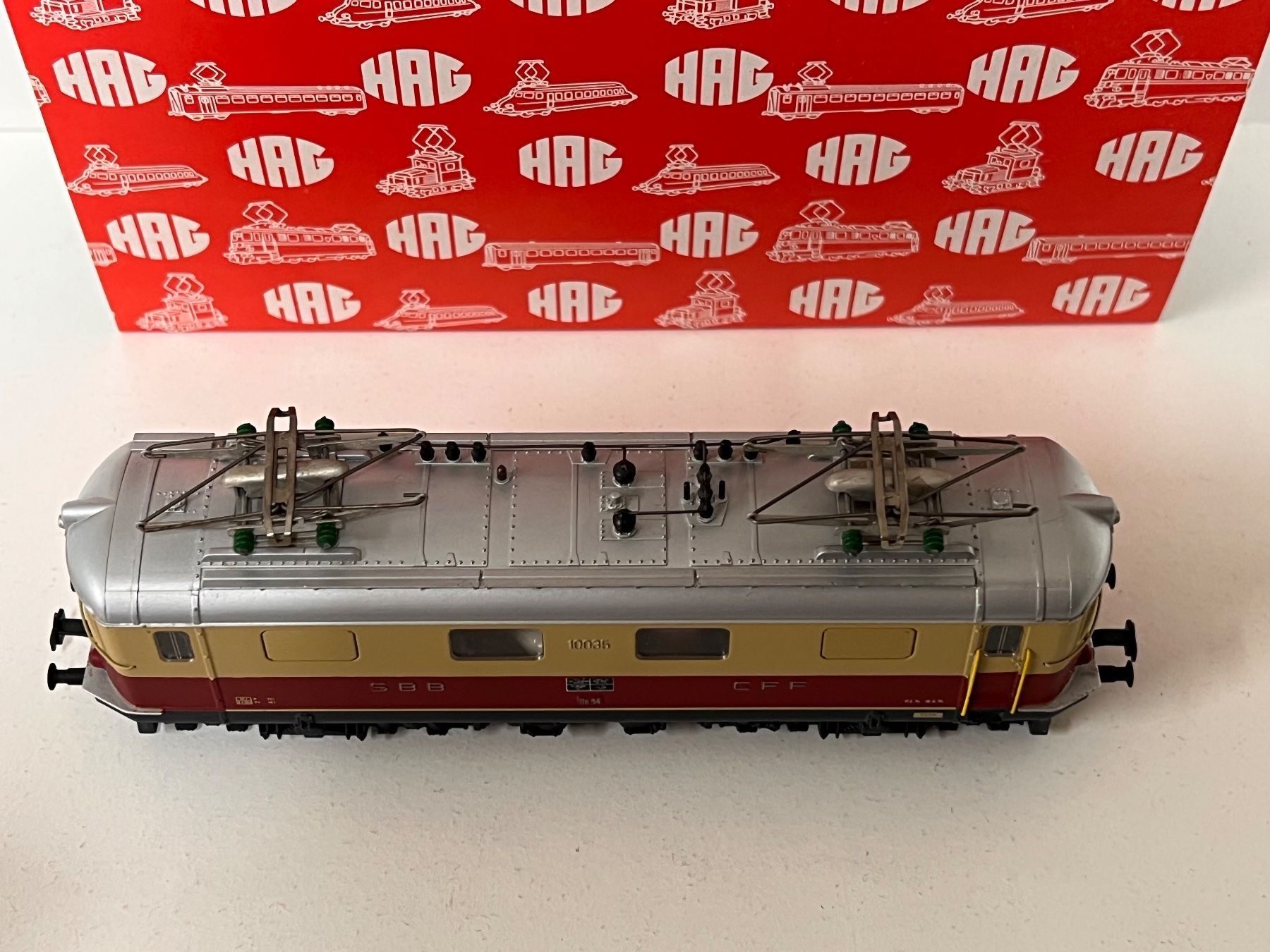 Hag Modellini di ferrovie: Hag Nr. 231 Re 4/4 TEE DC Analog H0 – Usato da Neuenhof venduto da ludovicco 5