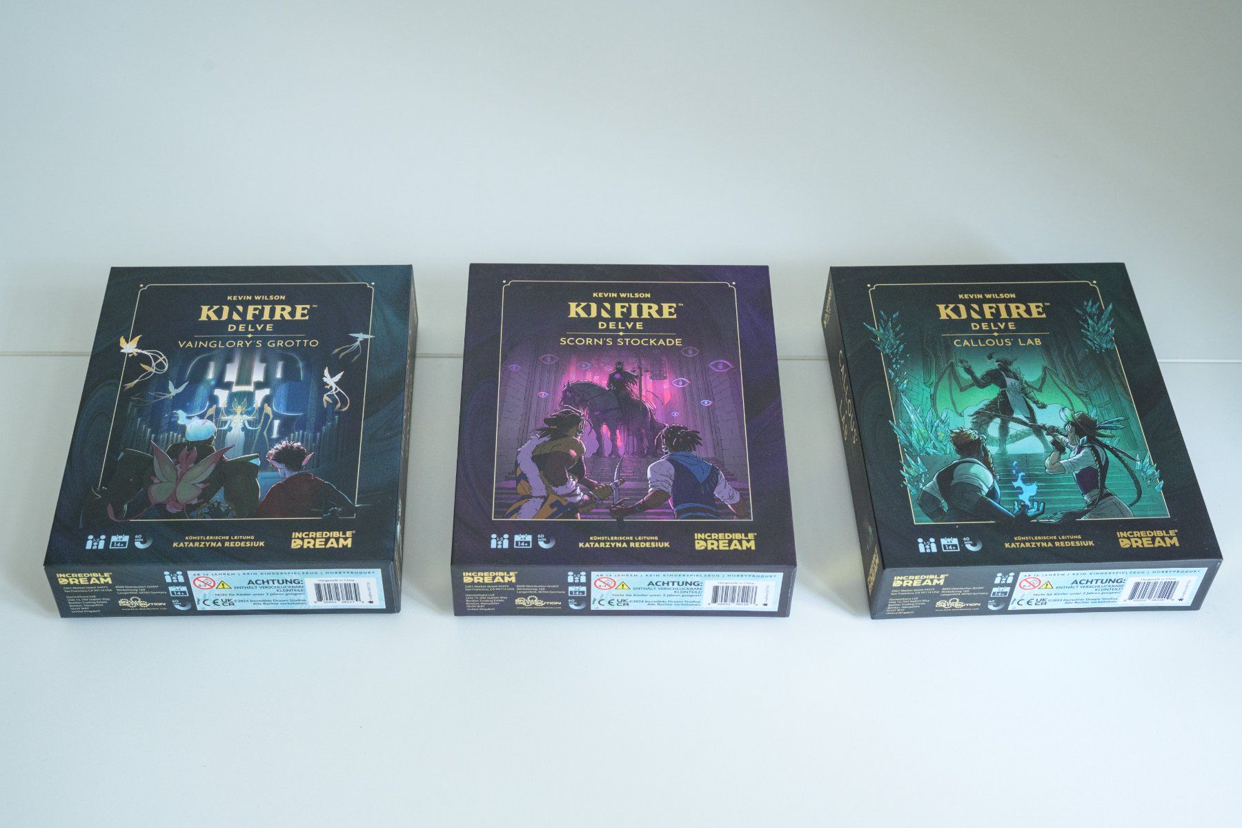 Jeux: Kinfire Delve - alle drei Varianten DE – D'occasion à Basel par Baesti