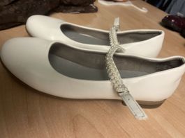 Weisse indigo Mädchen Ballerina Gr.35