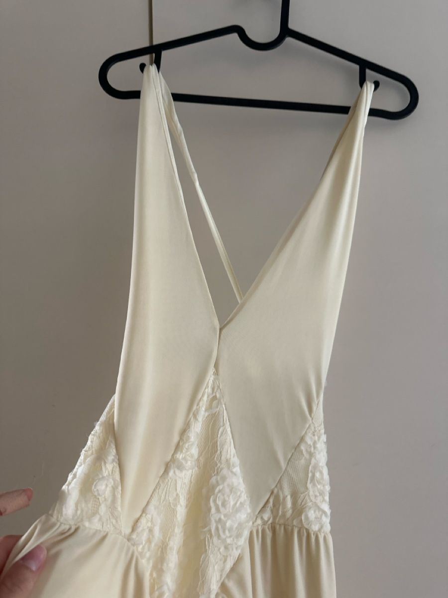 Vestiti: Kleid Spitze Creme lang Grösse ca. S gut erhalten – Usato da Zug venduto da a.marryl 3