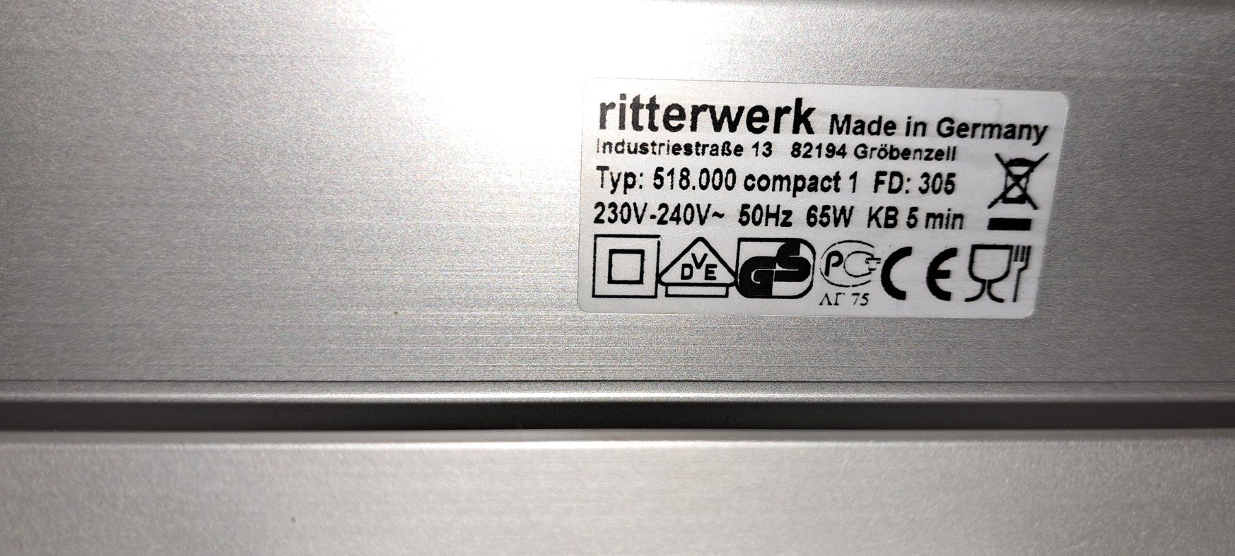 Appareils de cuisine: Fleischschneider Ritter – D'occasion à Gächlingen par lika06 2