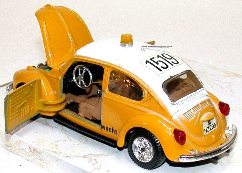 Volkswagen Coccinelle ADAC Strassenwacht SOLIDO 1/18 – Jaune, Métal (occasion Sans Boîte)