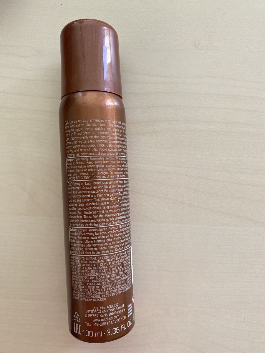 Artdeco Make-up: Art deco Spray on legs foundation – Usato da Zürich venduto da isa_m7cn 1