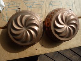 GUGELHOPFFORMEN KUPFER  17X5,5CM. WAGNER WESTGERMANI  2ST.