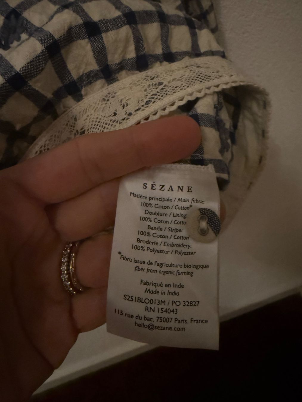 Sezane Camicette: Sézane Bluse Thalyna Gr. 34 – Usato da Ettingen venduto da cla_526w 2