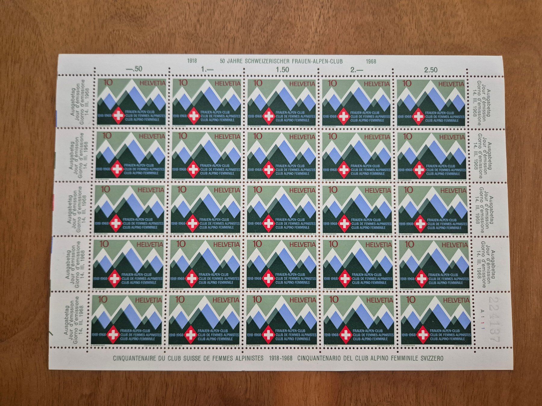 Tous les timbres: Frankaturware 100 CHF. GRATISLIEFERUNG ! – Neuf (Voir description) à Horgen par frankatur 4