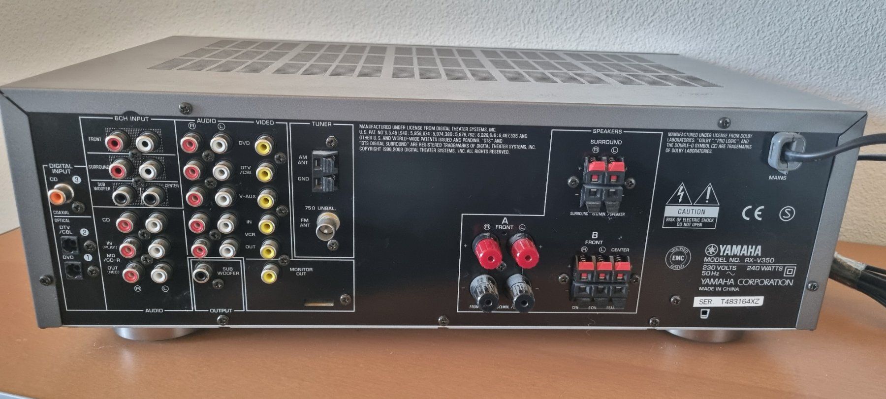Yamaha Ricevitori: Yamaha RX-V350 Dolby Digital DTS AV Receiver – Usato da Goldau venduto da smart_62 1